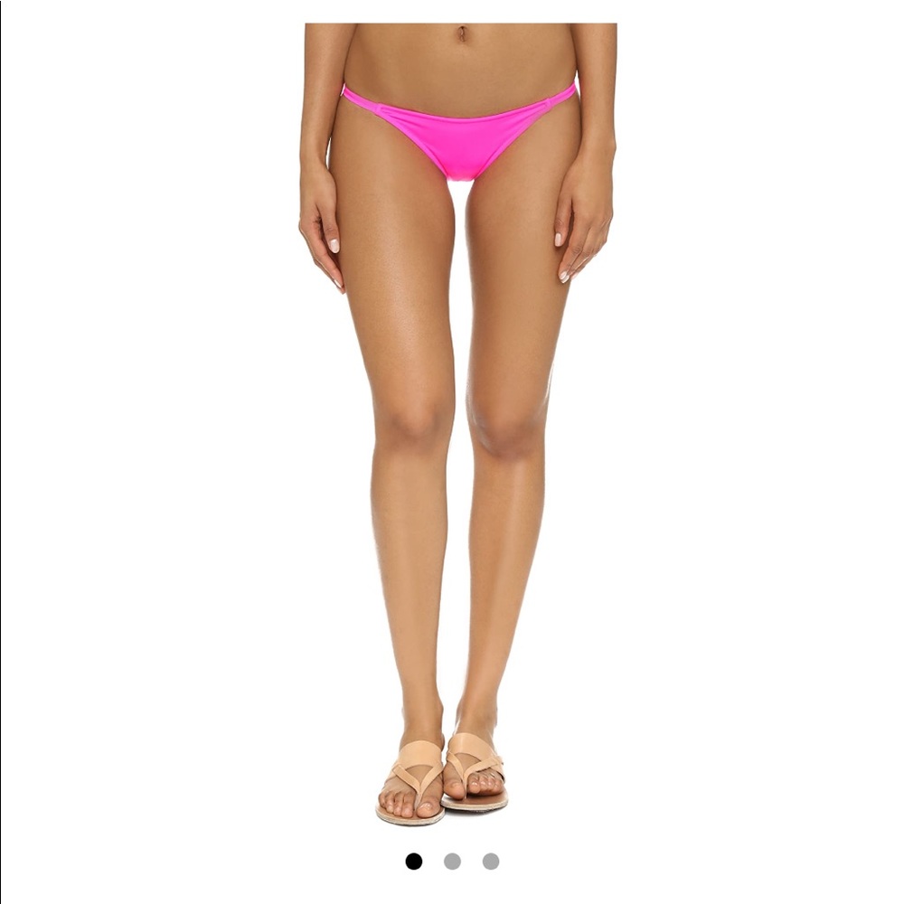 Solid and striped bikini bottom MORGAN